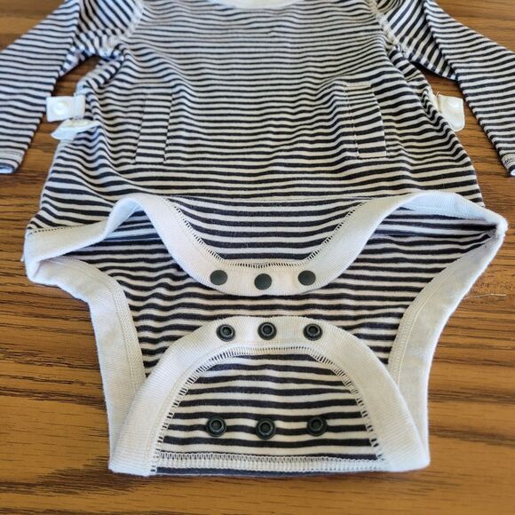 Adaptive Bodysuit Cat & Jack 6-9 Month Abdominal Acess GI Feeding Tube Shirt - Picture 6 of 7